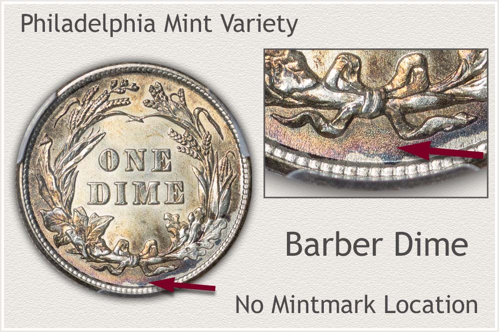 1912 No Mintmark Barber Dime