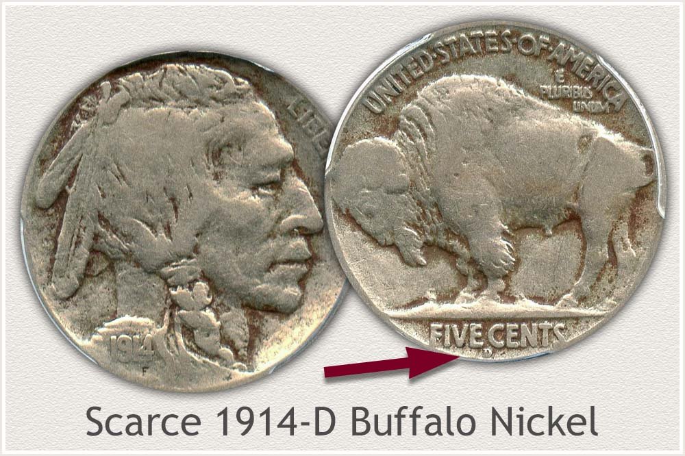 1914-D Buffalo Nickel