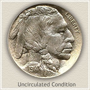 1914 Nickel Uncirculated Condition