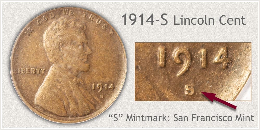 1914-S Lincoln Penny