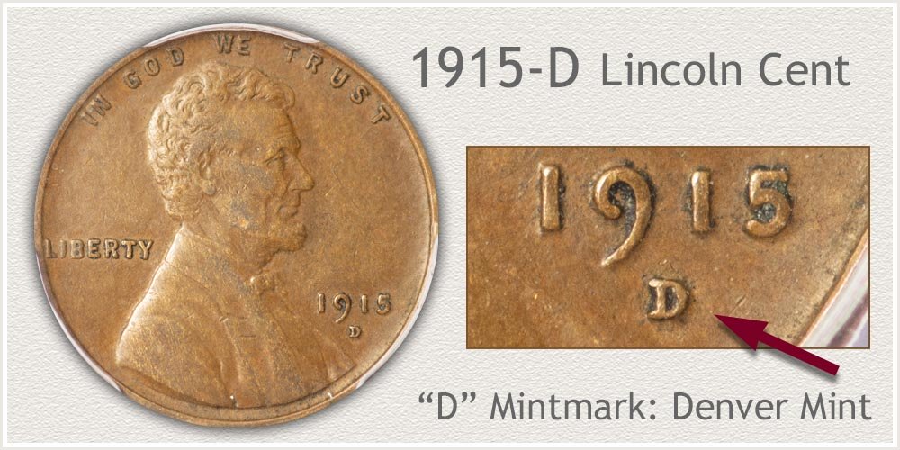 1915-D Lincoln Penny