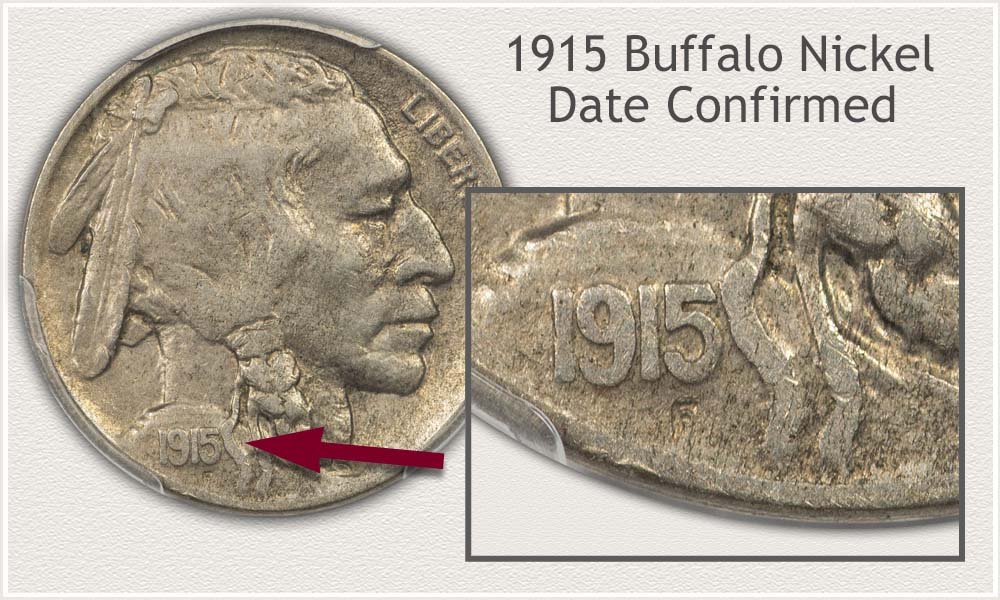 1915 Date Buffalo Nickel