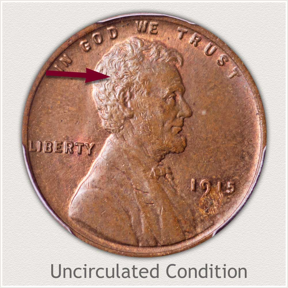 Uncirculated Grade 1915 Lincoln Penny