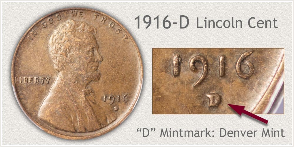 1916-D Lincoln Penny