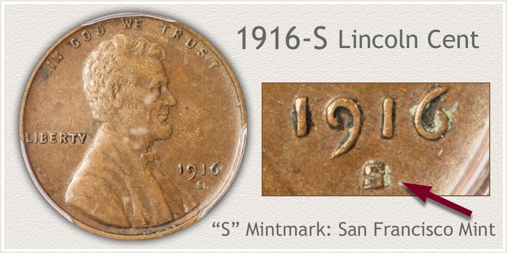 1916-S Lincoln Penny