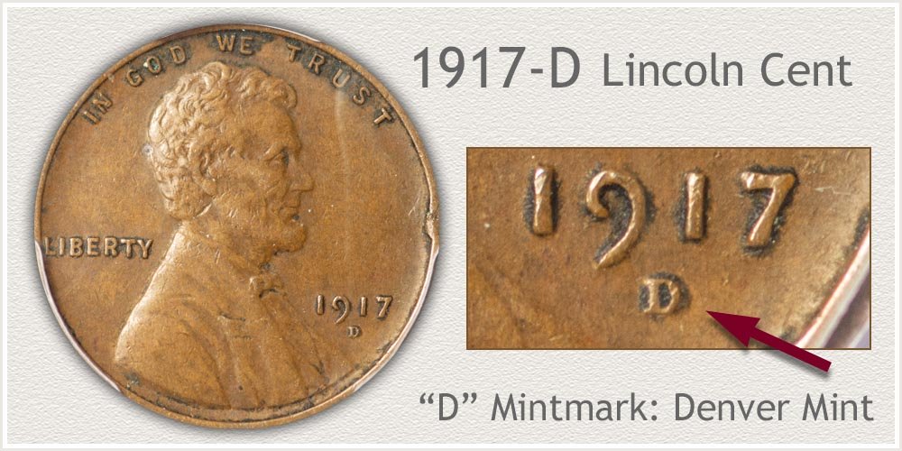 1917-D Lincoln Penny