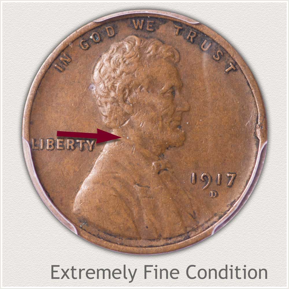 Extremely Fine Grade Lincoln Penny