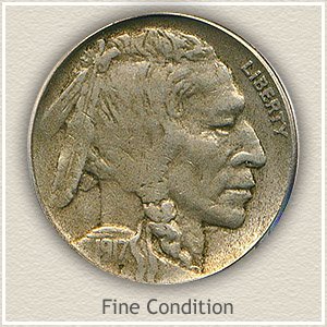 1917 Nickel Fine Condition