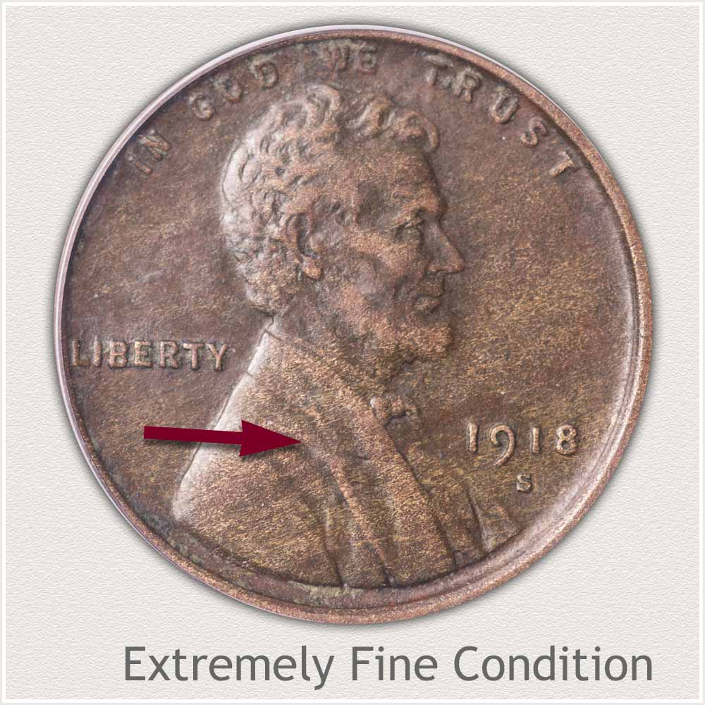 Extremely Fine Grade Lincoln Penny