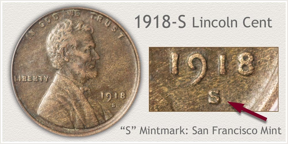 1918-S Lincoln Penny