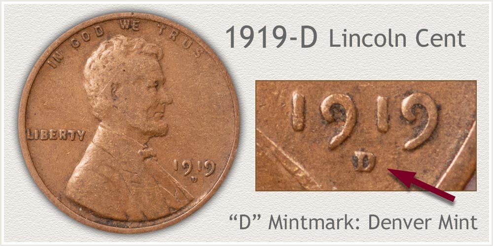 1919-D Lincoln Penny