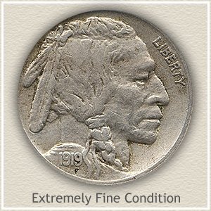1919 Nickel Extremely Fine Condition