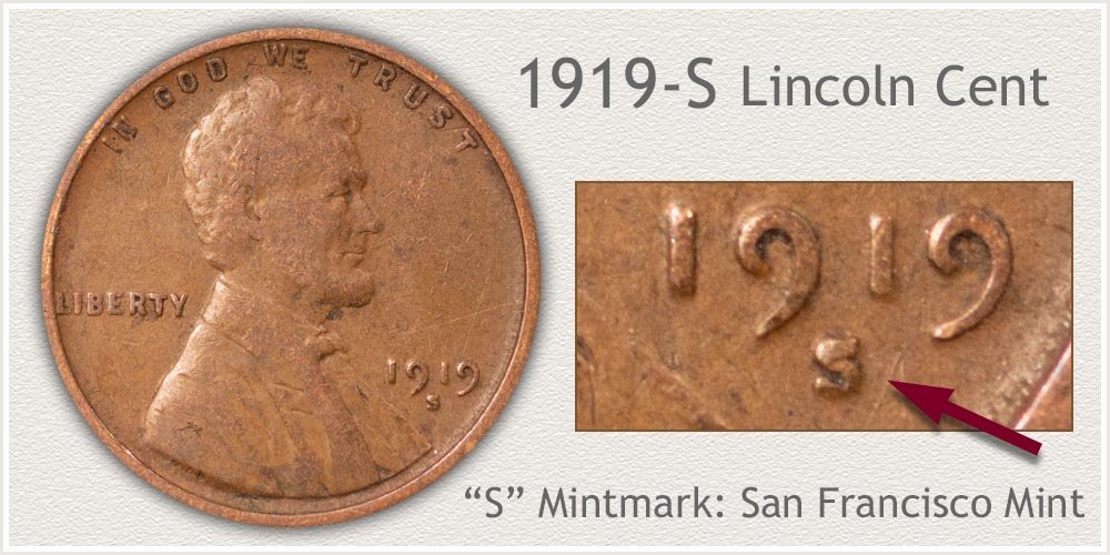 1919-S Lincoln Penny