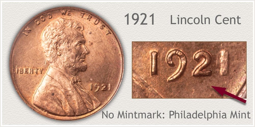 1921 Lincoln Penny