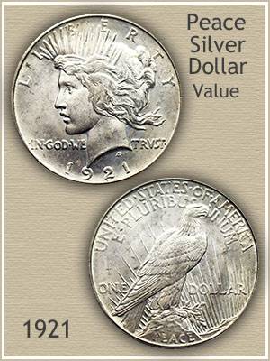 1921 Peace Silver Dollar Value Discover Their Worth 1921 Peace Silver Dollar Value