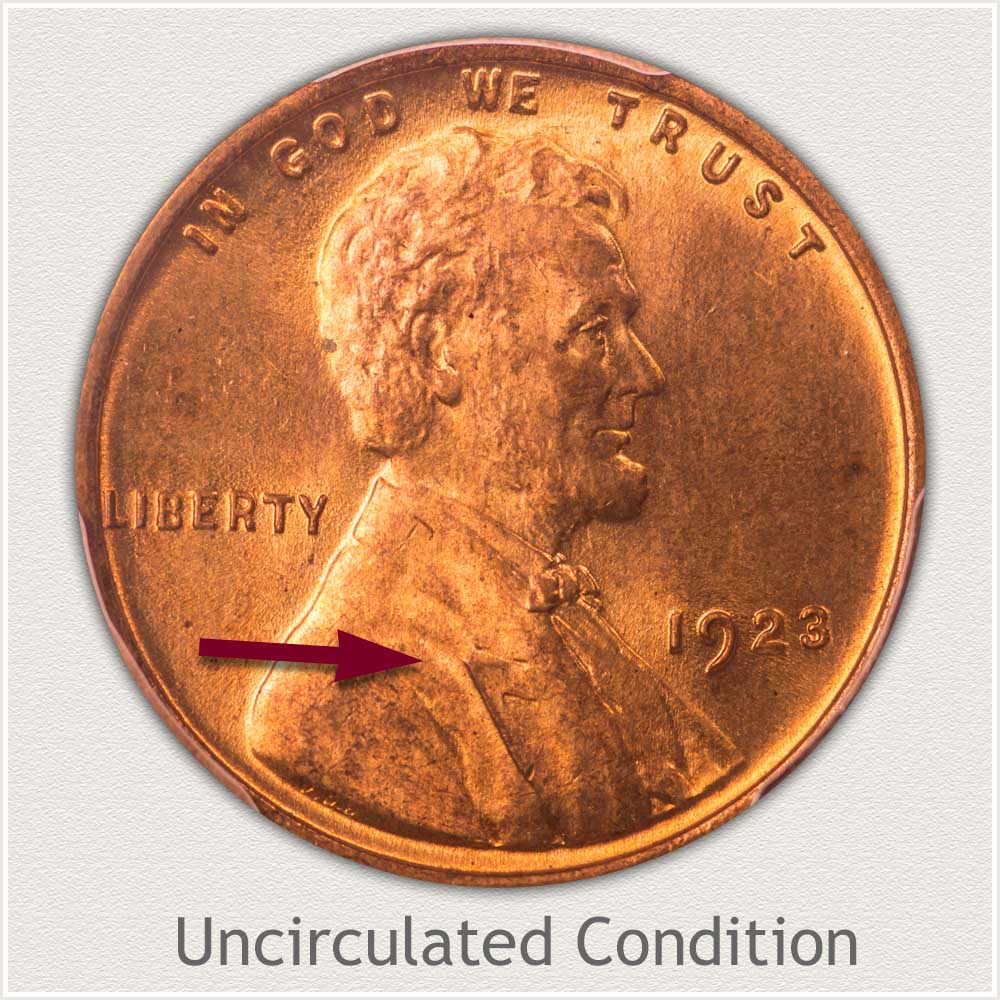 Uncirculated Grade 1923 Lincoln Penny