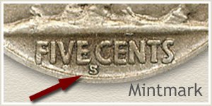 1923 Nickel S Mintmark Location