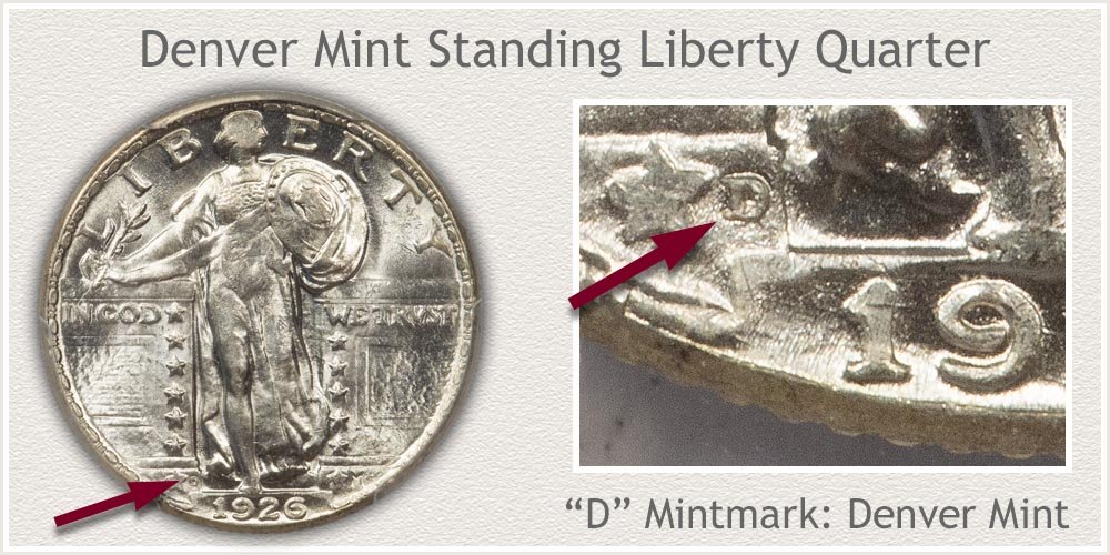 1926-D Standing Liberty Quarter