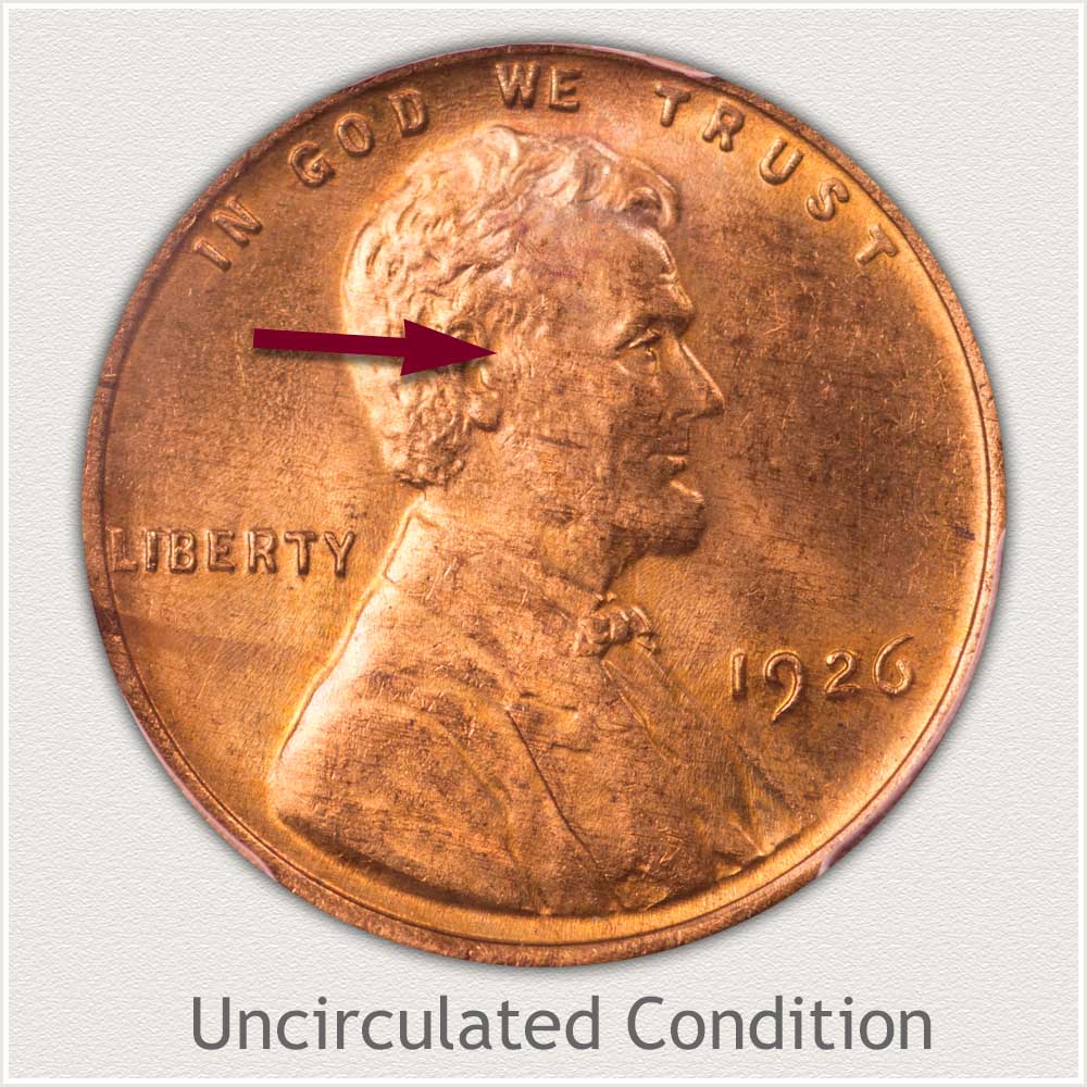 Uncirculated Grade 1926 Lincoln Penny