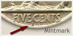 1927 Nickel S Mintmark Location