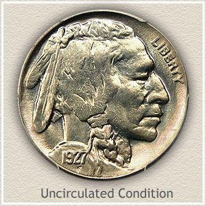 1927 Nickel Uncirculated Condition