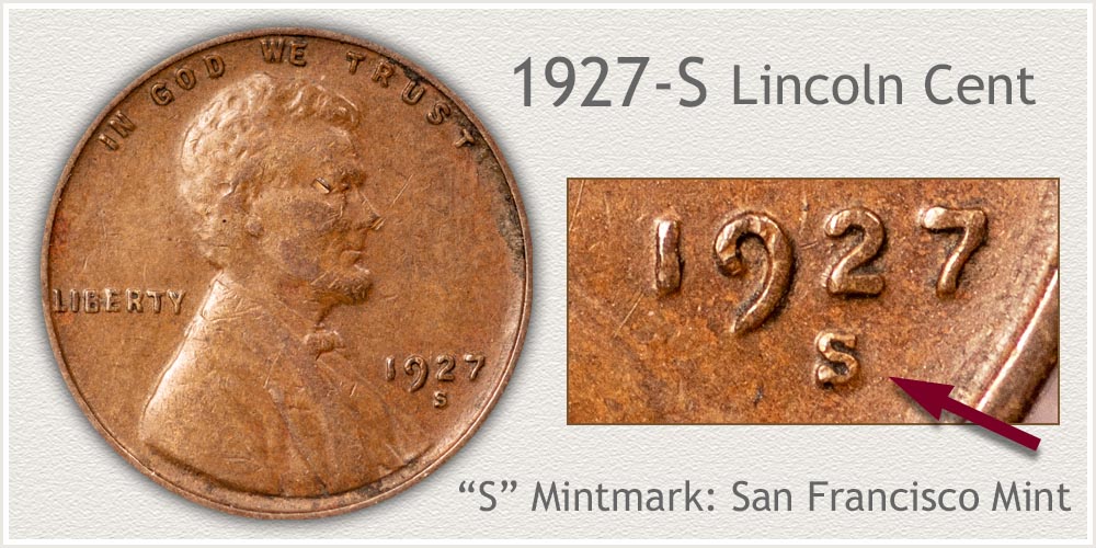 1927-S Lincoln Penny