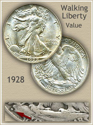 Uncirculated 1928 Half Dollar Value