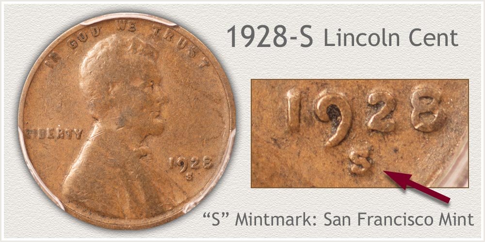 1928-S Lincoln Penny
