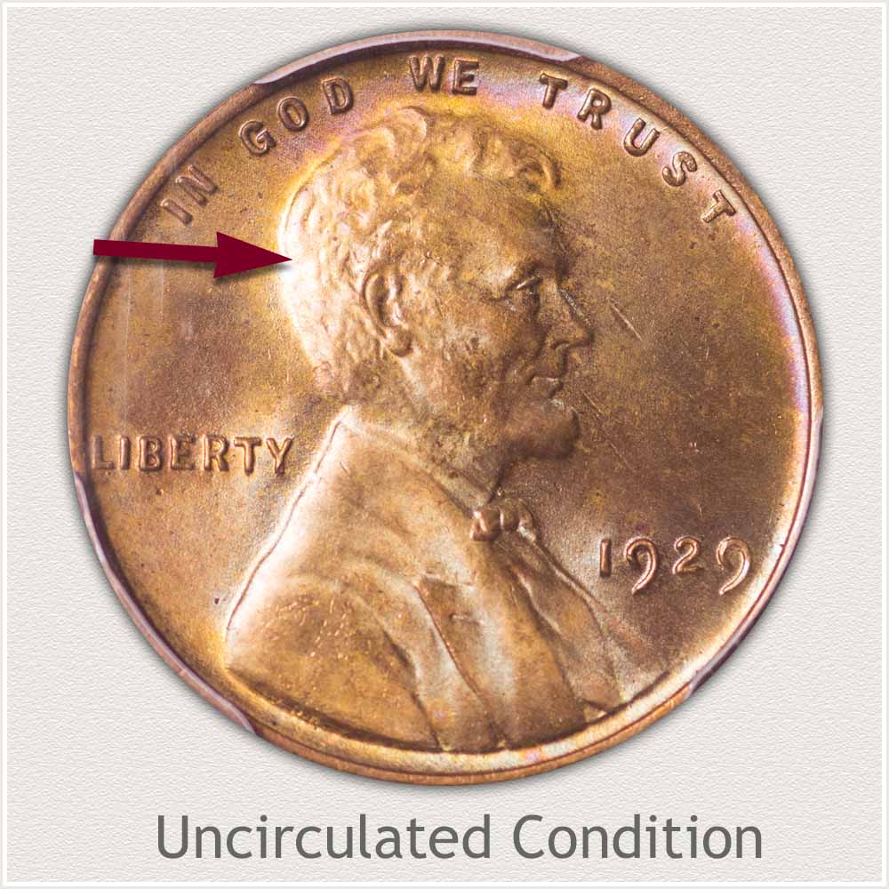 Uncirculated Grade 1929 Lincoln Penny