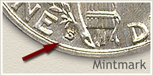 1930 Dime S Mintmark Location