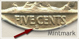1930 Nickel S Mintmark Location