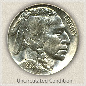 1930 Nickel Uncirculated Condition