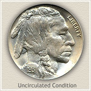 1931 Nickel Uncirculated Condition