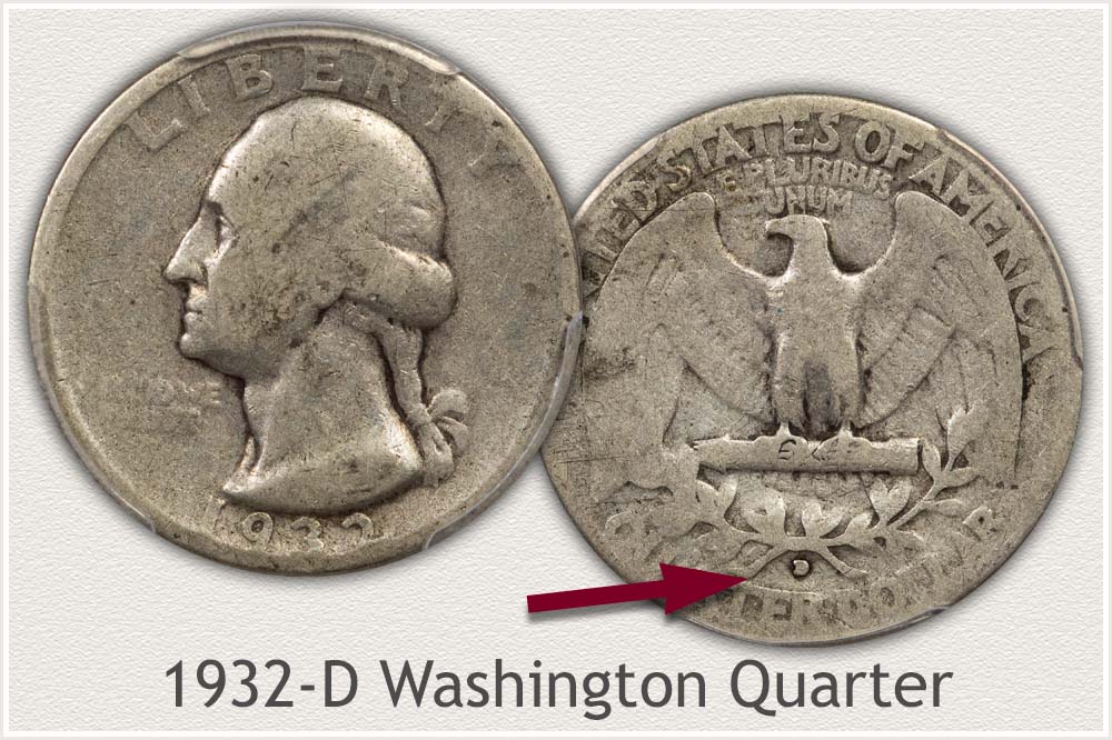 1932-D Washington Quarter