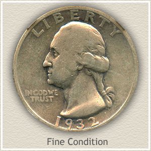 1932 Quarter Fine Condition