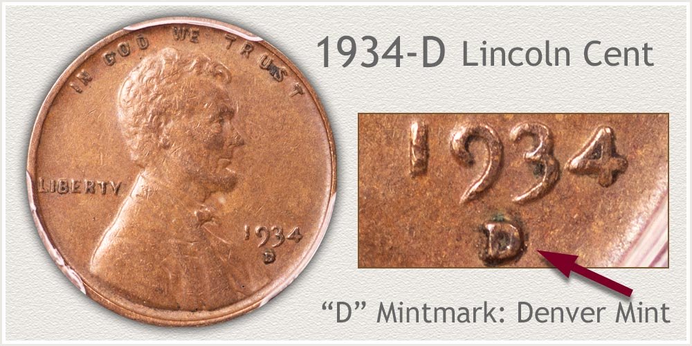 1934-D Lincoln Penny