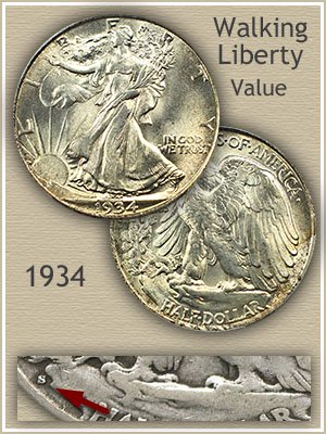 Uncirculated 1934 Half Dollar Value