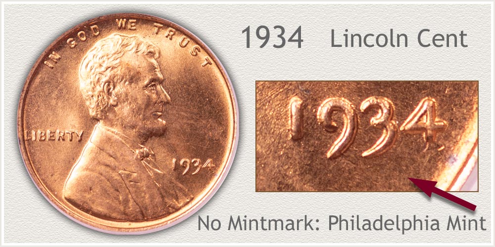 1934 Lincoln Penny