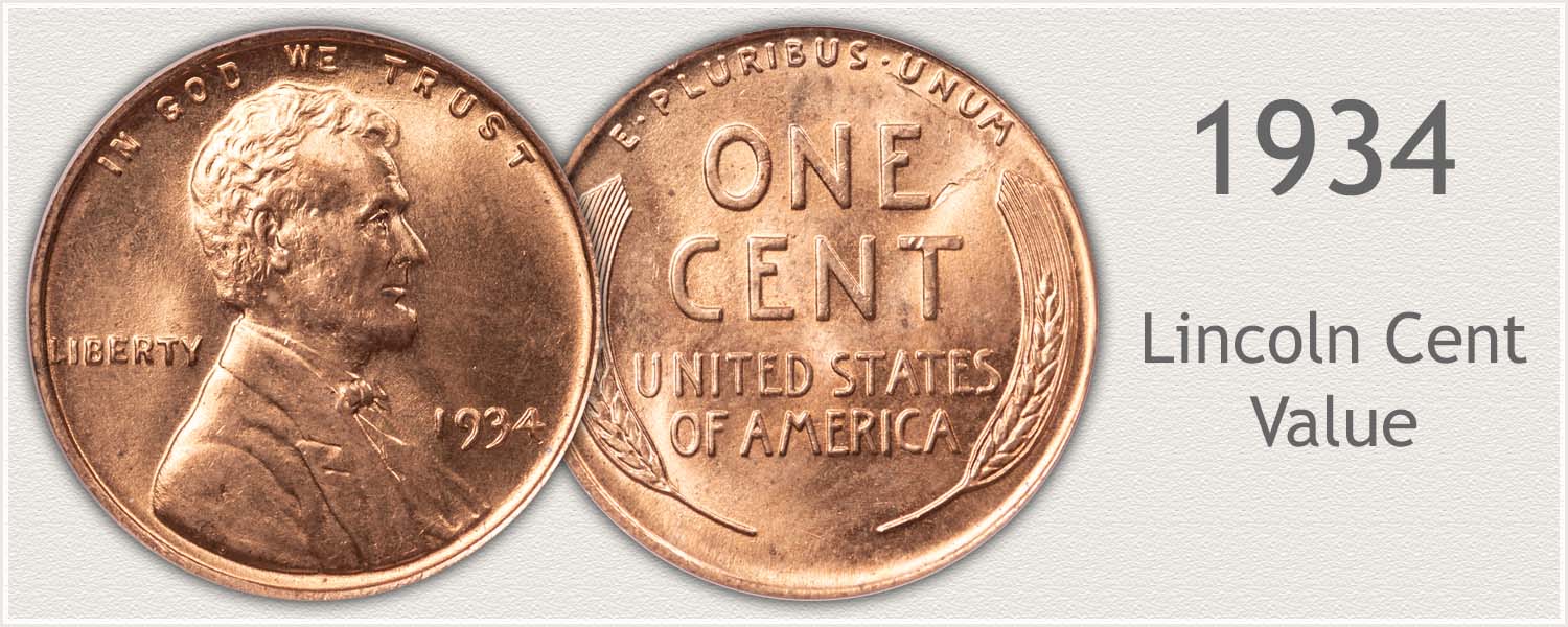 1934 Lincoln Wheat Penny