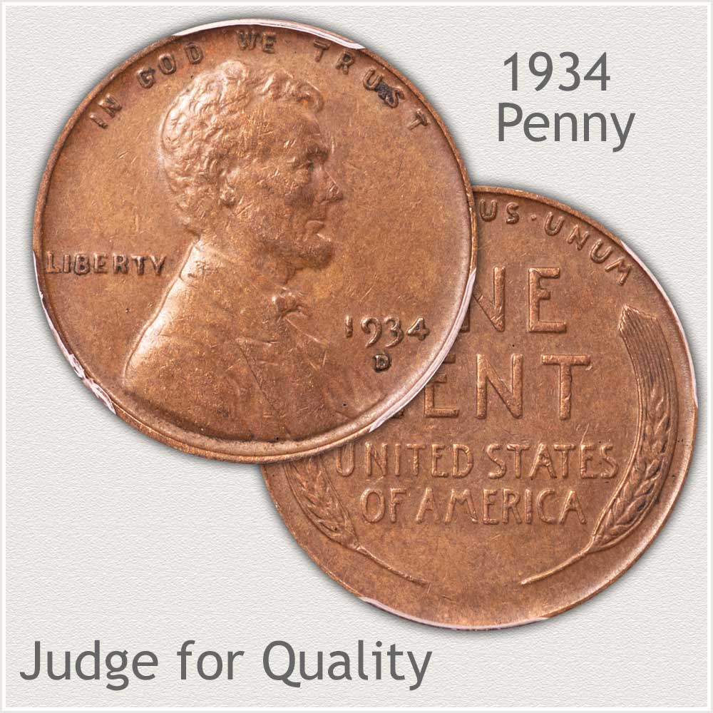 Qualities of a High Quality 1934 Penny