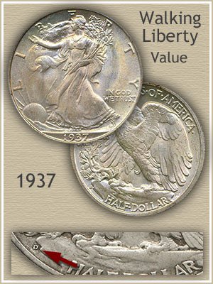 Uncirculated 1937 Half Dollar Value