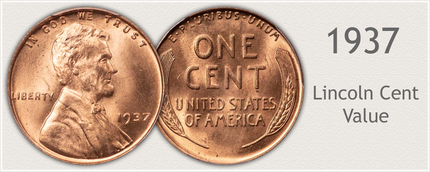 1937 Lincoln Wheat Penny