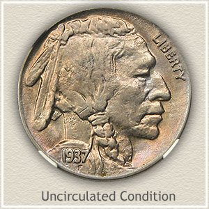 1937 Nickel Uncirculated Condition