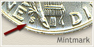 1939 Dime S Mintmark Location