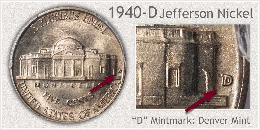 1940-D Jefferson Nickel