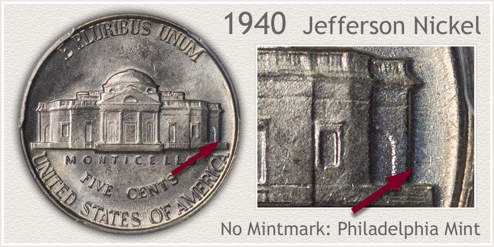 1940 Jefferson Nickel