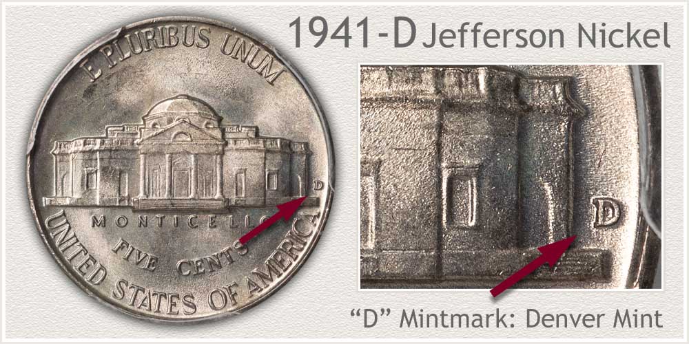 1941-D Jefferson Nickel