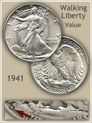 Uncirculated 1941 Half Dollar Value