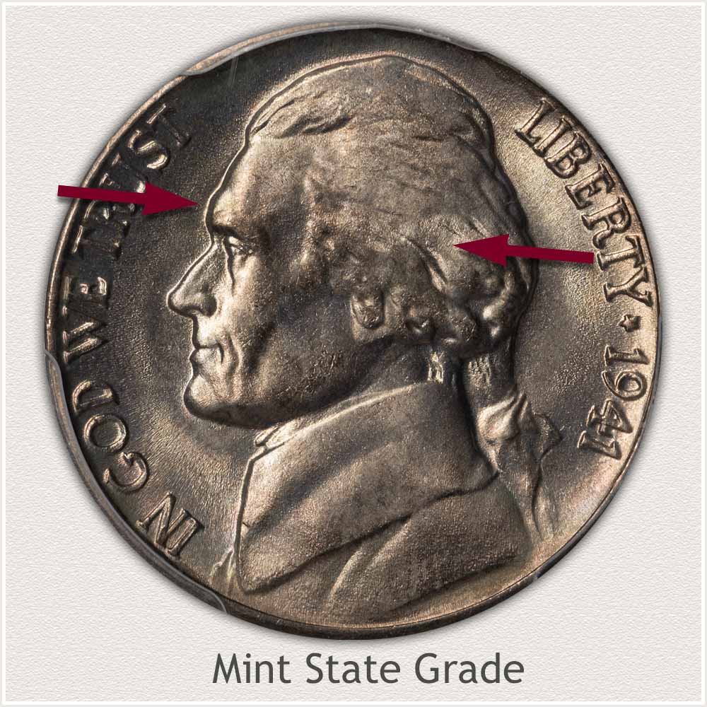 1941 Jefferson Nickel Mint State Grade