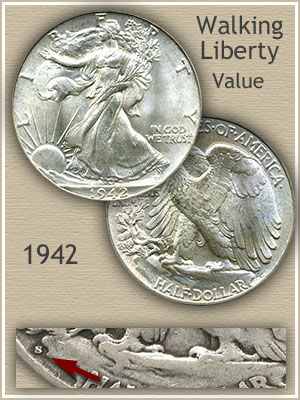 Uncirculated 1942 Half Dollar Value